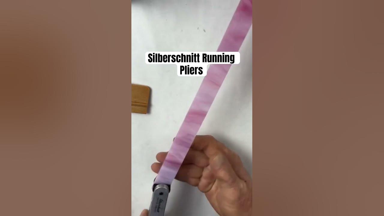 Cutting Glass Pro Tips -Thompson Palm Grip & Silberschnitt Running Pliers  #glassart 