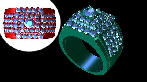 how to design ring with matrix 8 3d modeling software #197 #umphumrin #jewelrydesign #trending
