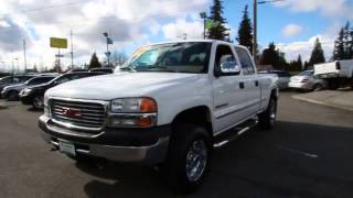 2001 GMC Sierra 2500HD SLE Crew Cab 4WD 8.1L V8