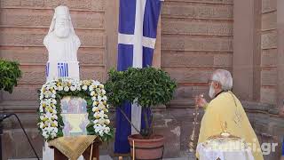 Ένας σταυρός από το Αϊβαλί στη μνήμη των Μικρασιατών Αγίων