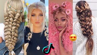 💇🏻‍♀️ TOP DIY HAIRSTYLE TUTORIAL HAIR HACKS &amp; TIPS TikTok Compilation Part 8