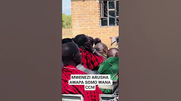 Mweneziarusha Awapasomowananchi Badongomanzitoccm Yupiwakuchaguliwa Tumeletawagombeasahihi 