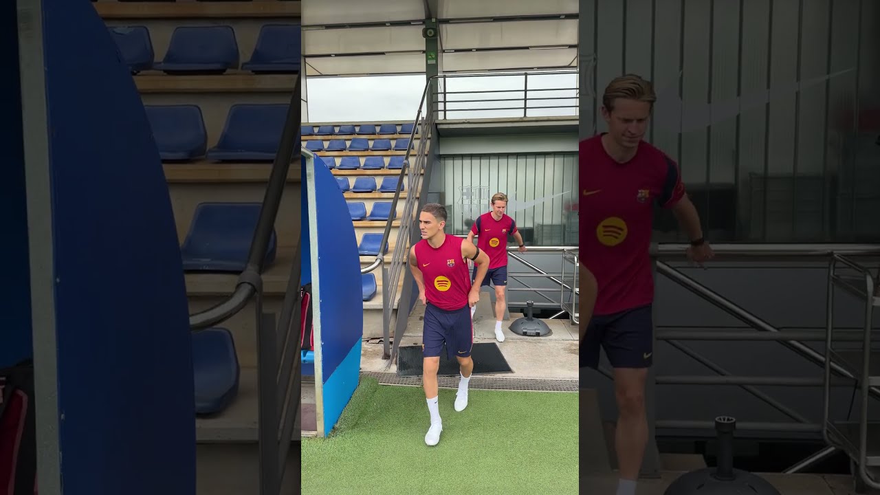 The team is back! ✌️ #fcbarcelona #shorts