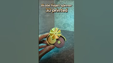 3D Printed「Blade fidget spinner」