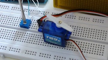 Arduino controlling turnigy 9g micro servo