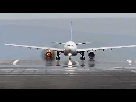 Airbus A330 turbine blade explosion during takeoff