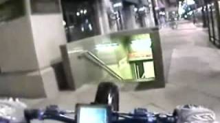 2:00am bike ride into philly subway