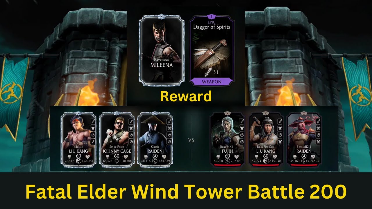 Mortal Kombat Mobile How to Beat Battle 200 in the Fatal Elder Wind