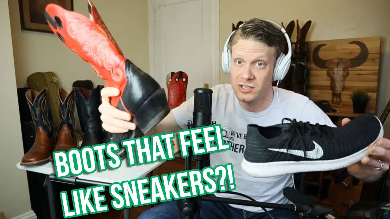 Cowboy Boots That Feel Like Sneakers - YouTube