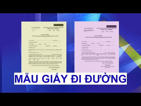 Mẫu giấy đi đường trong thời gian giãn cách theo Chỉ thị 16