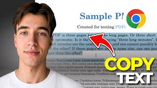 How to Copy Text from Scanned PDF Files using Google Chrome | Tutorial 2026