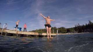 Jumping in feet first