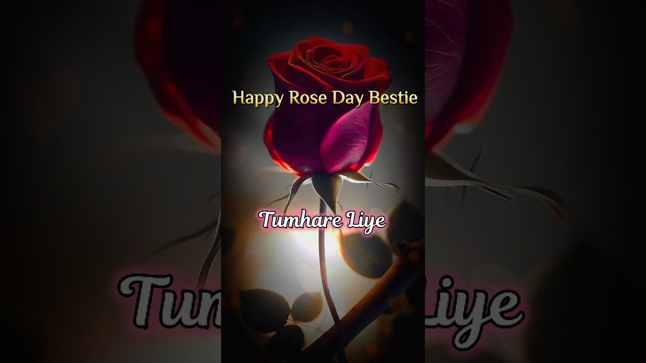 Happy Rose Day Dear Bestie 🌹| Rose Day whatsapp status 2026| 