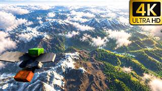 RTX 4080 + AMD RYZEN 9950X3D vs ULTRA REALISM Minecraft! Modern Mountain House