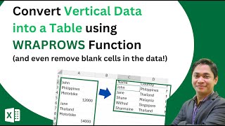 Famous Convert Vertical Data into a Table using WRAPROWS Function Wealth