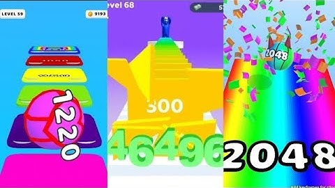 2048 edition - Ball Run and Merge vs Number Run and Merge Satisfying all level gameplay👌