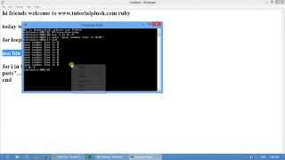 How to create for loops in Ruby