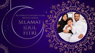 01 - Video Ucapan Hari Raya Idul Fitri-Idul Adha - One Page Landscape