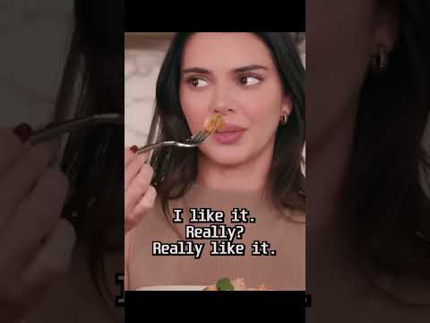 Kendall kylie made Pasta alla Tequila with Rao's Homemade and 818 Tequilatrending viral shorts