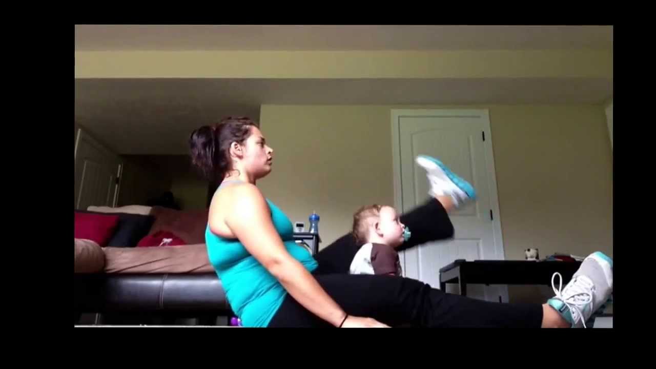 INSANITY workout - Mom AND Baby!