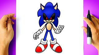 Download lagu How To Draw Sonic Exe mp3