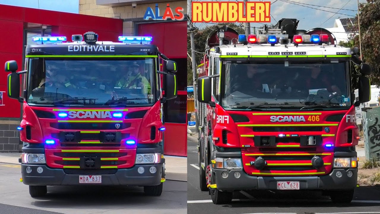 *RUMBLER* CFA // Edithvale Pumper + Pumper 89 (Springvale) - Code 1 Turnout | House Fire, Chelsea