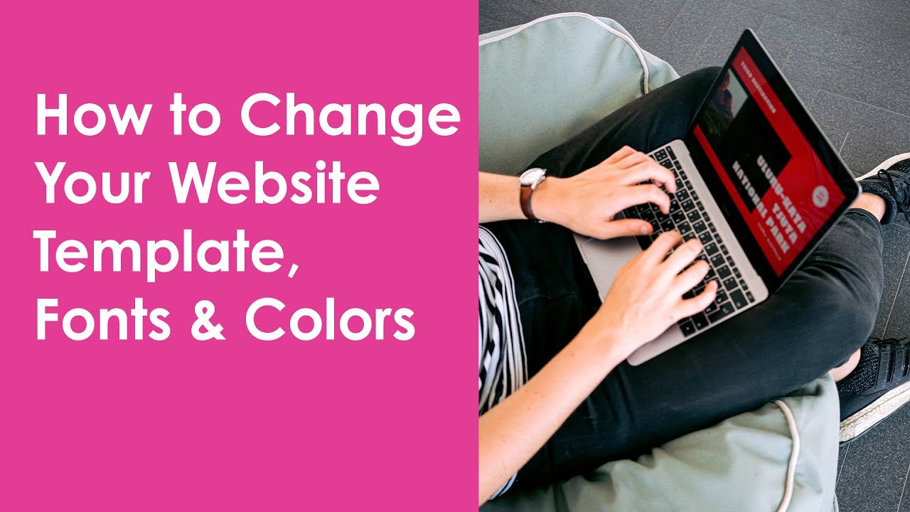 How to Change Your Website Template, Fonts and Colors | Zenfolio