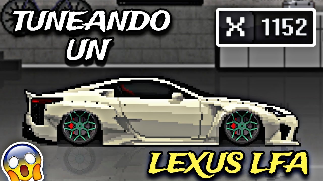 TUNEANDO AL MAXIMO UN LEXUS LFA WIDEBODY 🔥 (+3,700 HP) // Pixel car racer