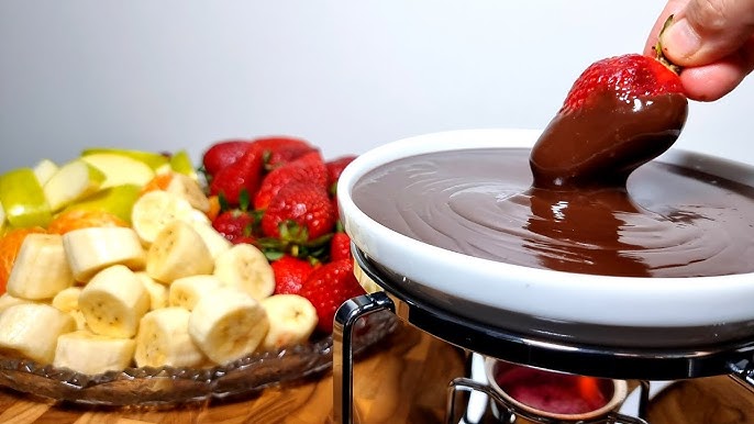Cómo preparar un delicioso fondue de chocolate fácil y rápido