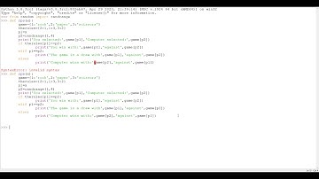 How To Play Rock Paper Scissors In Python 3.8.3