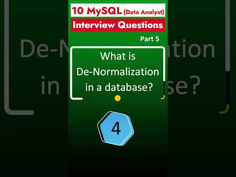 Part 5 - SQL/MySQL Interview Questions for Data Analyst | Most asked Interview Questions