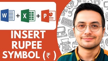 How To Insert Rupee Symbol ( ₹ ) In MS Word, MS Excel & MS Powerpoint - 2025 (Simple Tutorial)