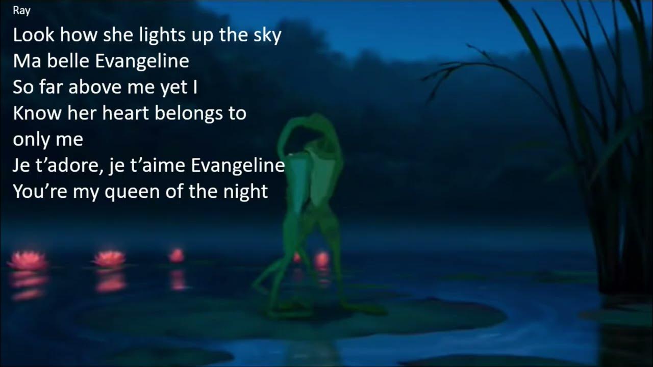 Ne Yo Princess And The Frog Lyrics Ma belle Evangeline (Princess and the Frog) - Lyrics - YouTube