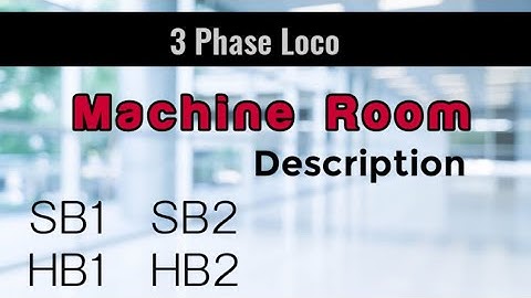 Panel SB1 , SB2 , Panel HB1 , HB2 | 3Phase Loco
