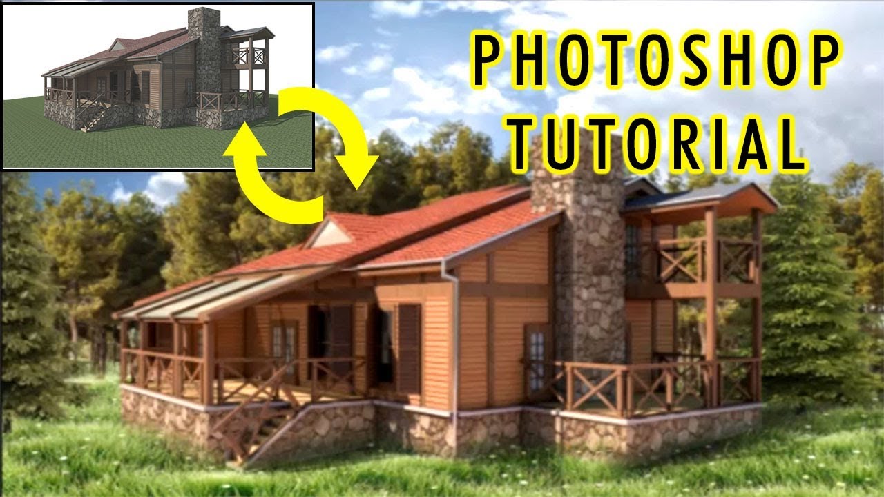 Photoshop Tutorial - Photoshop Architectural Post Production for ...
