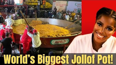 Hilda Baci Begins Guinness World Record Attempt for Largest Jollof Rice Pot in Lagos