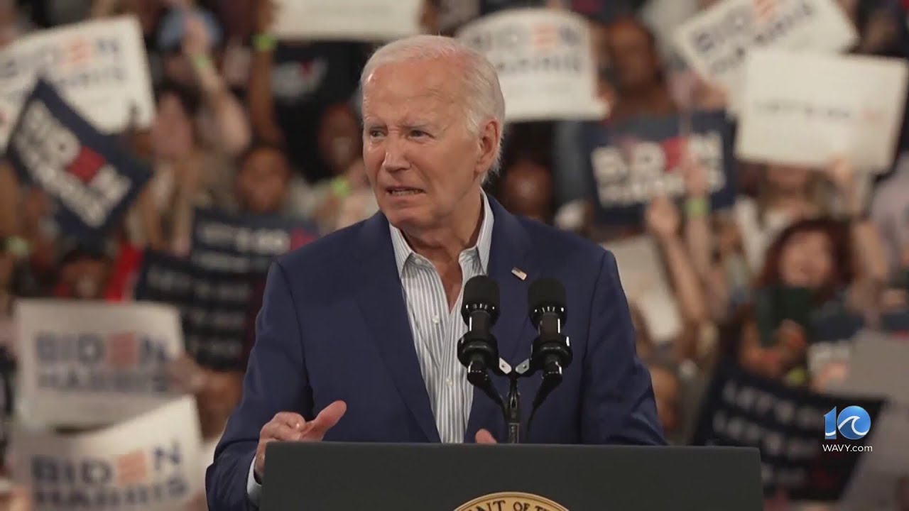 President Biden holds rally in Raleigh, NC - YouTube