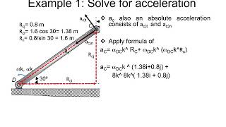 2D Kinematics; Example 1