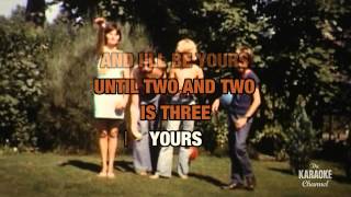 Video thumbnail of "Baby, I'm Yours in the Style of "Barbara Lewis" with lyrics (with lead vocal)"