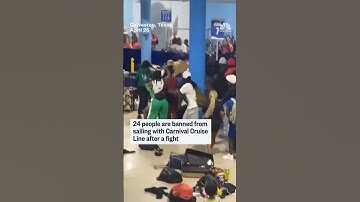 24 people banned from sailing with Carnival Cruise Line after fight