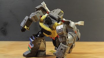GRIMLOCK TRANSFORMS! - Stop Motion Transformers studio series