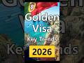 Golden Visa trends in 2026 🇵🇹 #portugal #goldenvisa