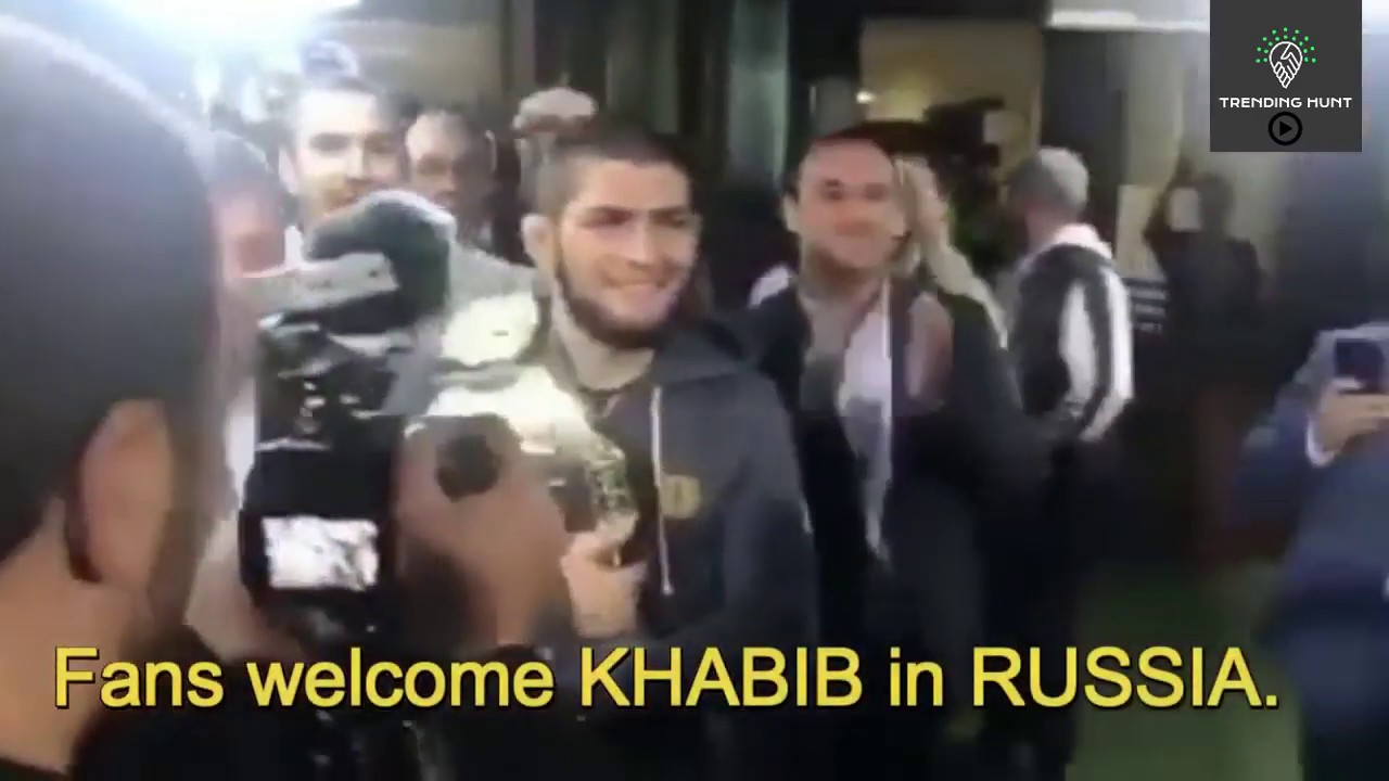 Russian fans reacts to Khabib Nurmagomedov victory in UFC (Ft PUTIN ...