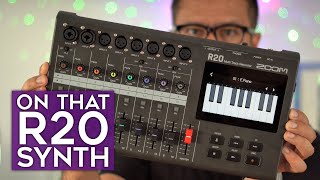 Making a track with the ZOOM R20 synthesizer