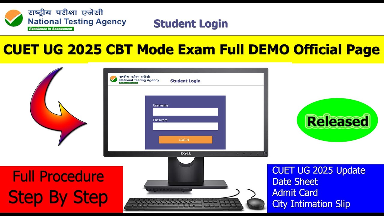CUET UG 2025 CBT Mode Official Page Released | CUET UG 2025 Date Sheet ...
