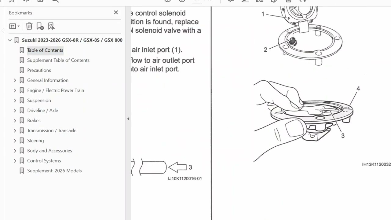 Suzuki GSX-8S Workshop Service Manual (2023-2026) - YouTube