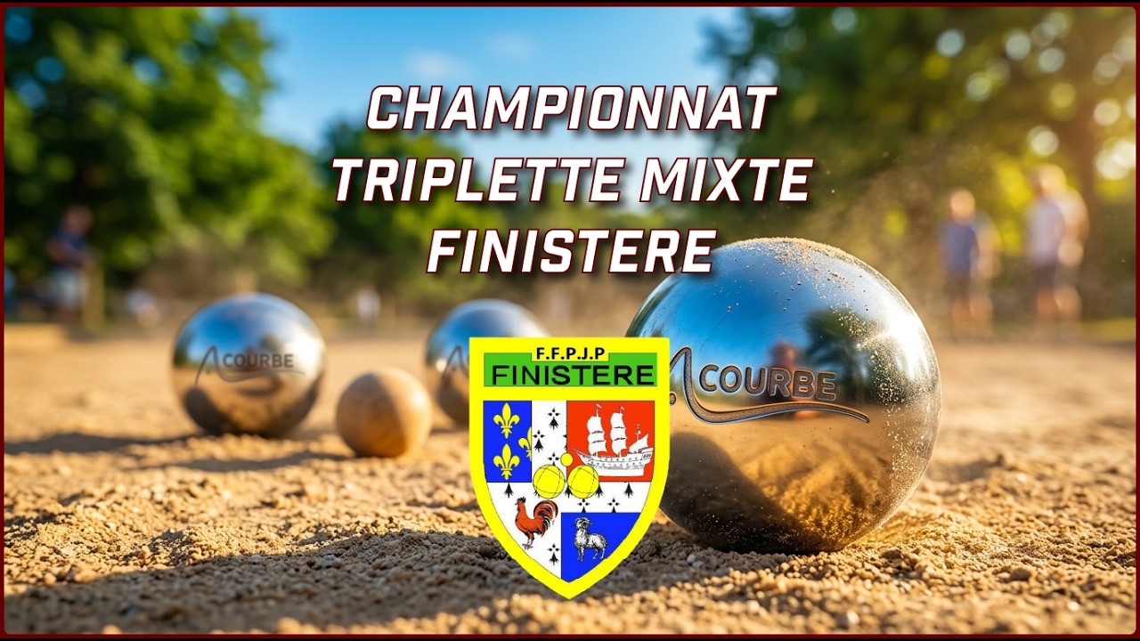 Miniature de la vidéo : 🏆 Pétanque 29 : 1/8 et 1/4 de Finale Championnat Mixte LIVE