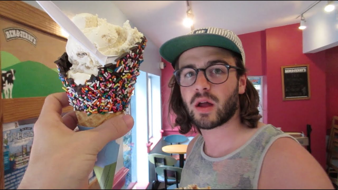 HEAD-SIZED ICECREAM CONE!!!?