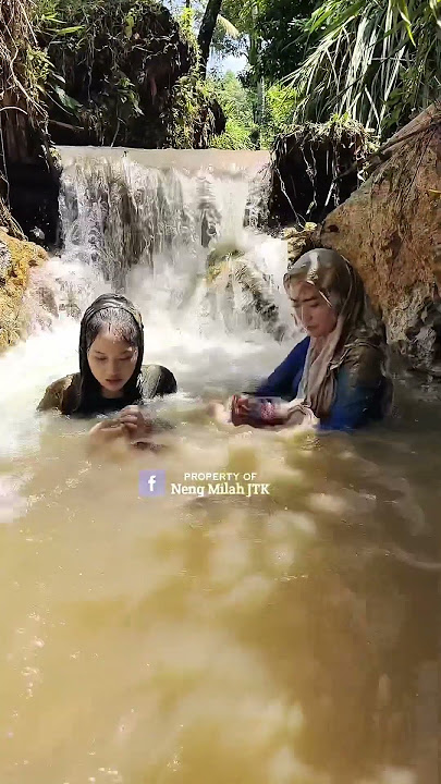 Ngintip gadis desa mandi di sungai #jampangturunankidul #sawah #gadisdesa #pedesaan