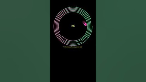 Ball Bouncing Simulation | 41 Bounces to Escape | Satisfying Animation Bouncy Balls Escape